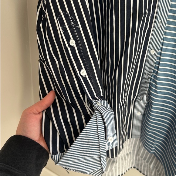 💛Striped Button-Up Shirt - Picture 3 of 5